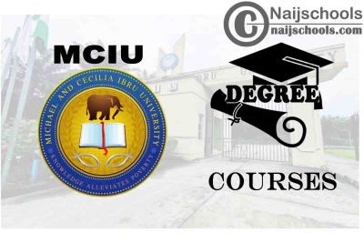 Degree Courses Offered in MCIU for Students