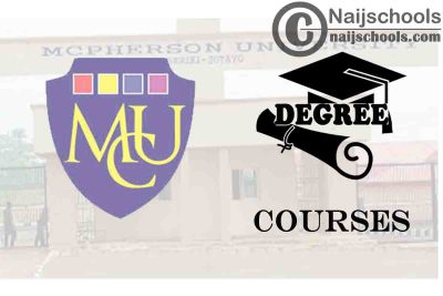 Degree Courses Offered in Mcpherson University