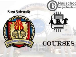 Kings University Courses for Art Students to Study