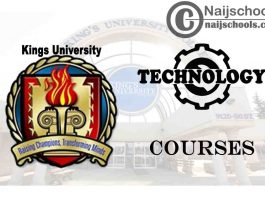 Kings University Courses for Technology Students