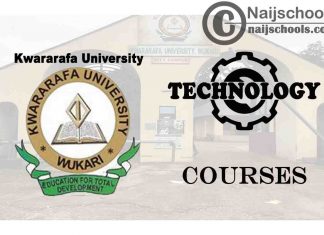 Kwararafa University Courses for Technology Students