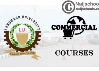 Landmark University Courses for Commercial Students