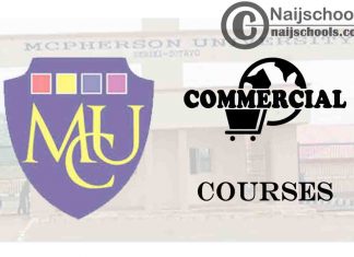 Mcpherson University Courses for Commercial Students