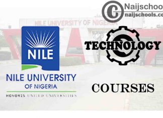 Nile University Courses for Technology Students