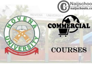 Novena University Courses for Commercial Students