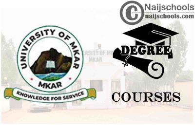 Degree Courses Offered in University of Mkar