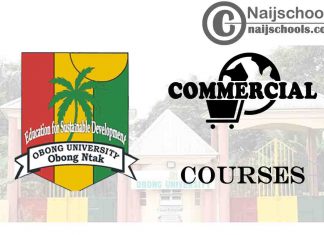 Obong University Courses for Commercial Students