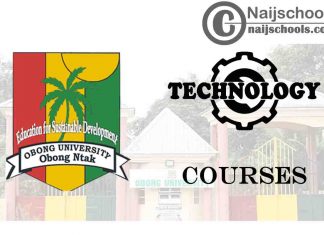 Obong University Courses for Technology Students