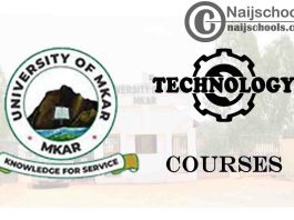 University of Mkar Courses for Technology Students