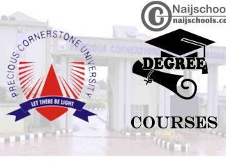 Degree Courses Offered in PCU for Students