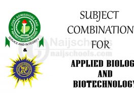 Subject Combination for Applied Biology and Biotechnology