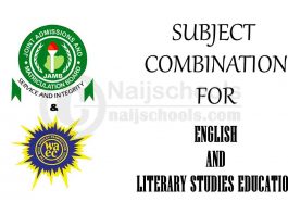 Subject Combination for English and Literary Studies Education