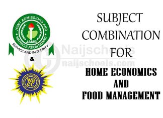 Subject Combination for Home Economics and Food Management