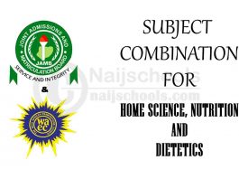 Subject Combination for Home Science, Nutrition and Dietetics