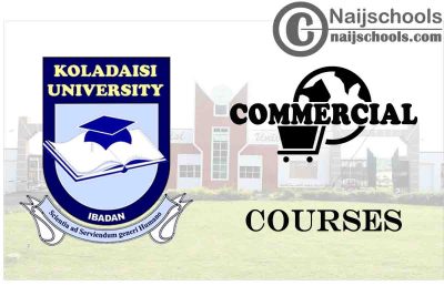 Koladaisi University Courses for Commercial Students