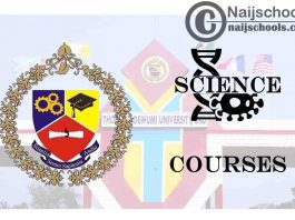 Thomas Adewumi University Courses for Science Students