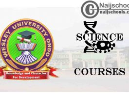 Wesley University Ondo Courses for Science Students