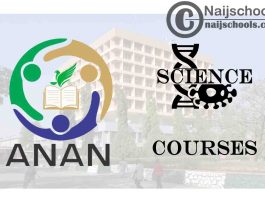 ANAN University Courses for Science Students