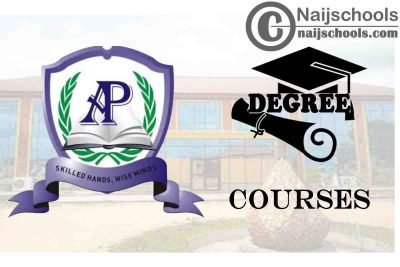 Degree Courses Offered in Ahman Pategi University