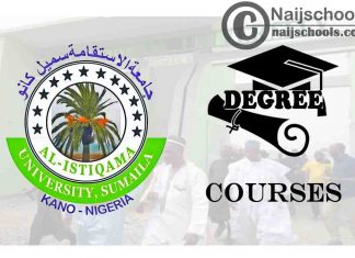 Degree Courses Offered in Al-Istiqama University