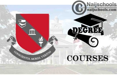 Degree Courses Offered in James Hope University