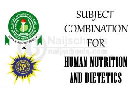 Subject Combination for Human Nutrition and Dietetics