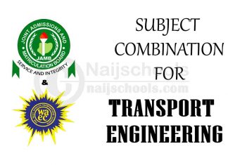 Subject Combination for Transport Engineering