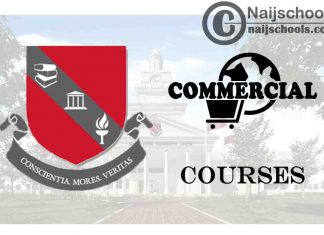 James Hope University Courses for Commercial Students