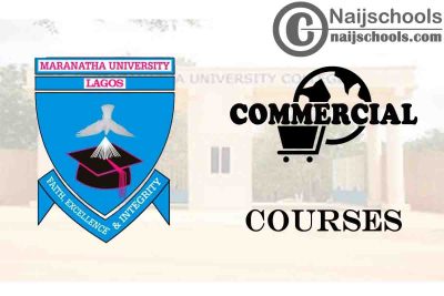 Maranatha University Courses for Commercial Students
