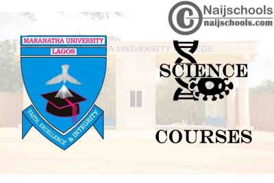 Maranatha University Courses for Science Students