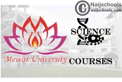 Mewar University Courses for Science Students