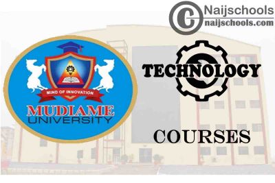 Mudiame University Courses for Technology Students
