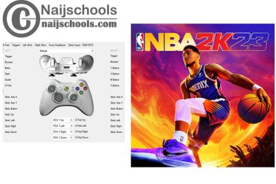 NBA 2K23 X360ce Settings for Any Gamepad
