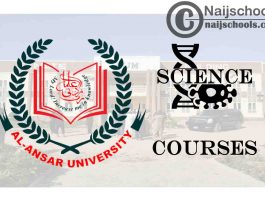 Al-Ansar University Courses for Science Students