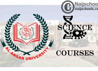 Al-Ansar University Courses for Science Students