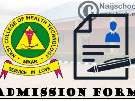 NKST College of Health Technology Mkar Admission Form for 2023/2024 Academic Session | APPLY NOW