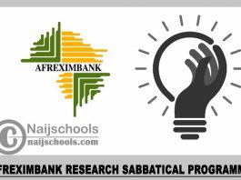 Afreximbank Research Sabbatical Programme 2023