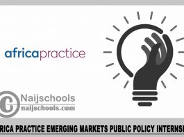 Africa Practice Emerging Markets Public Policy Internship 2023