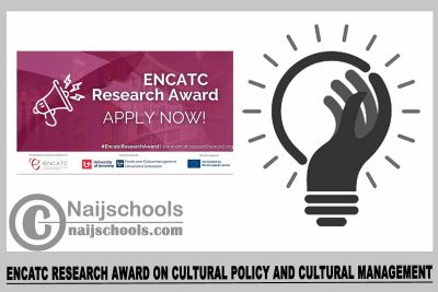 ENCATC Research Award on Cultural Policy and Cultural Management 2023