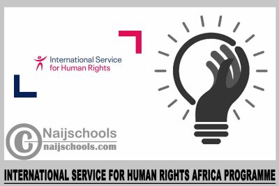 International Service for Human Rights Africa Programme 2023