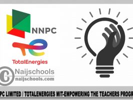 NNPC Limited / TotalEnergies MIT-Empowering the Teachers Program 2023