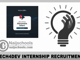 Tech4Dev Internship Recruitment 2023