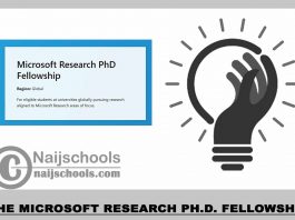 The Microsoft Research Ph.D. Fellowship 2024