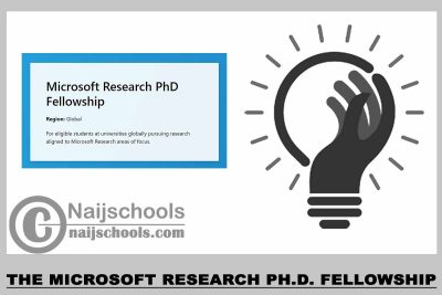  The Microsoft Research Ph.D. Fellowship 2024