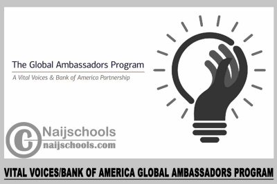 Vital Voices/Bank of America Global Ambassadors Program 2023