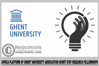 Africa Platform of Ghent University Association Short Stay Research Fellowships 2023
