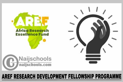 Aref research development fellowship programme 2023