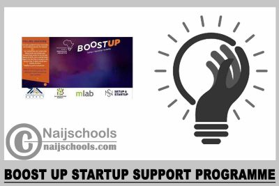 BOOST UP Startup Support Programme 2023