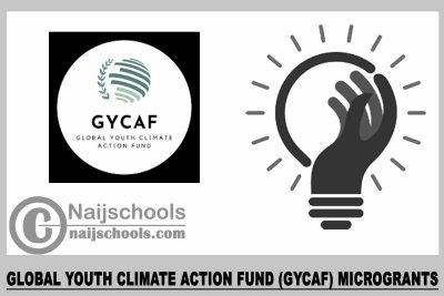 Global Youth Climate Action Fund (GYCAF) Microgrants 2023