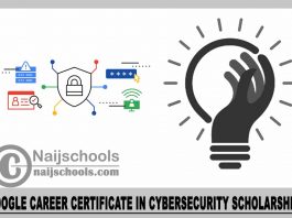 Google career certificate in cybersecurity Scholarships